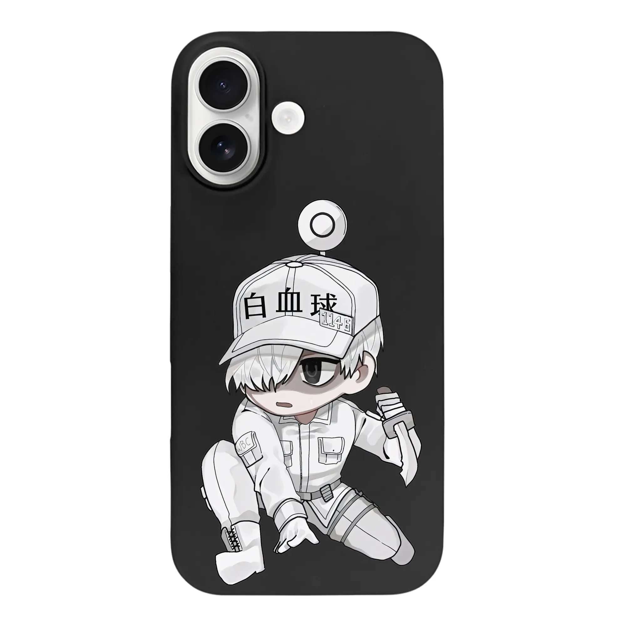 はたらく細胞 グッズ,白血球 - iPhone 17 シリーズ シリコンケース 薄型 耐衝撃 指紋防止 ソフトタッチカバー 精密フィット 傷防止 保護ケース iPhone 17/17 Air/17 Pro/17 Pro Max 対応